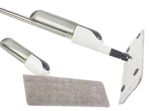 Mop płaski ze spryskiwaczem obrotowy solidny spray 3x wkłady mikrofibra Mop płaski ze spryskiwaczem obrotowy solidny spray 3x wkłady mikrofibra