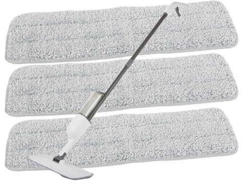 Mop płaski ze spryskiwaczem obrotowy solidny spray 3x zapasowe wkłady Mop płaski ze spryskiwaczem obrotowy solidny spray 3x zapasowe wkłady