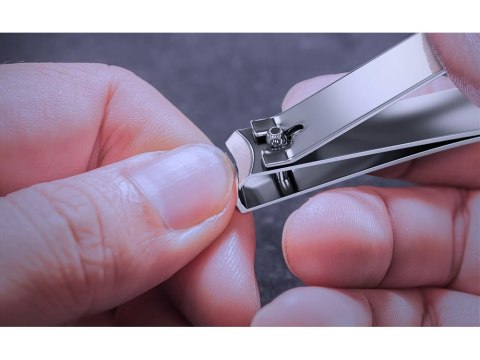 Obcinacz obcinaczka cążki do paznokci mocny stalowy manicure chrom Obcinacz obcinaczka cążki do paznokci mocny stalowy manicure chrom
