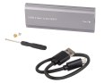 Obudowa adapter dysku kieszeń m.2 sata ngff usb 3.1 usb typ-c 2230-2280mm