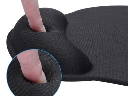 Podkładka pod mysz myszkę pod nadgarstek ergonomiczna żelowa memory