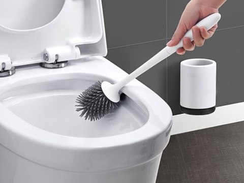Szczotka do wc silikonowa toaletowa do łazienki nieprzeciekające pełne dno Szczotka do wc silikonowa toaletowa do łazienki nieprzeciekające pełne dno