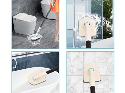 Szczotka wielofuncyjna 3w1 zestaw mikrofibra szczotka gąbka wielozadaniowa Szczotka wielofuncyjna 3w1 zestaw mikrofibra szczotka gąbka wielozadaniowa
