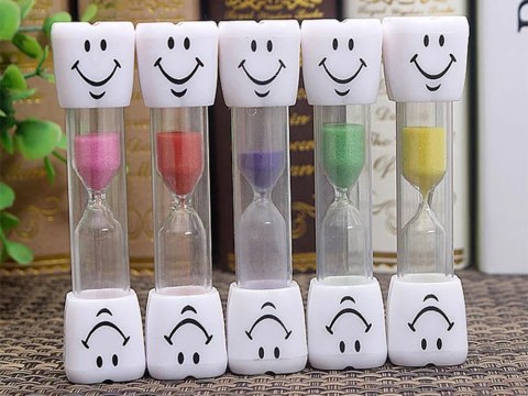 Klepsydra timer do mycia zębów timer dla dzieci 3 minuty zegarek Klepsydra timer do mycia zębów timer dla dzieci 3 minuty zegarek