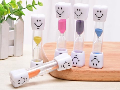 Klepsydra timer do mycia zębów timer dla dzieci 3 minuty zegarek Klepsydra timer do mycia zębów timer dla dzieci 3 minuty zegarek