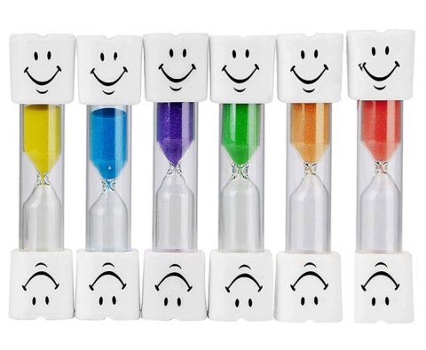 Klepsydra timer do mycia zębów timer dla dzieci 3 minuty zegarek Klepsydra timer do mycia zębów timer dla dzieci 3 minuty zegarek