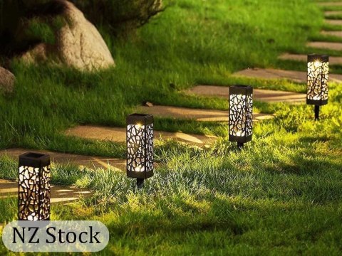 Lampa lampy ogrodowa solarna ozdobna zestaw 4 sztuki czujnik zmierzchu Lampa lampy ogrodowa solarna ozdobna zestaw 4 sztuki czujnik zmierzchu