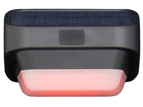 Lampka solarna ogrodowa led rgb na schody taras płot czujnik zmierzchu Lampka solarna ogrodowa led rgb na schody taras płot czujnik zmierzchu