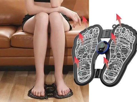 Mata ems masażer do stóp elektrostymulator mięśni do stymulacji krążenia Mata ems masażer do stóp elektrostymulator mięśni do stymulacji krążenia