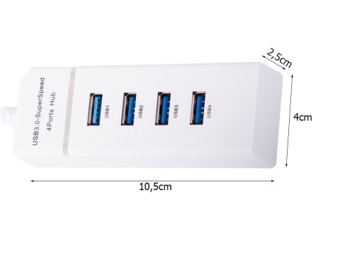 Hub usb 3.0 rozgałęźnik portów 4 porty rozdzielacz przejściówka adapter Hub usb 3.0 rozgałęźnik portów 4 porty rozdzielacz przejściówka adapter