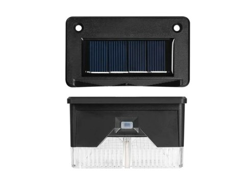 Lampki solarne 4 szt ogrodowe led na schody taras płot czujnik zmierzchu Lampki solarne 4 szt ogrodowe led na schody taras płot czujnik zmierzchu