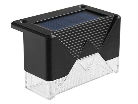 Lampki solarne 4 szt ogrodowe led na schody taras płot czujnik zmierzchu Lampki solarne 4 szt ogrodowe led na schody taras płot czujnik zmierzchu