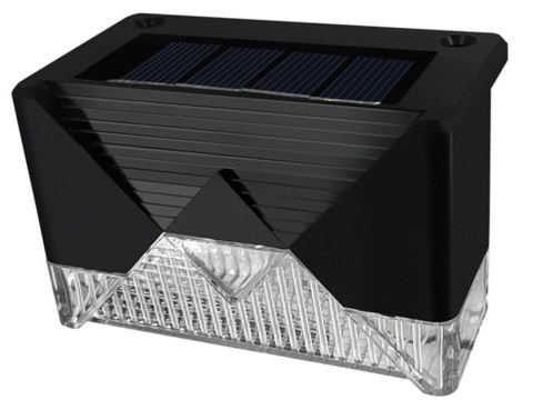 Lampki solarne 4 szt ogrodowe led na schody taras płot czujnik zmierzchu Lampki solarne 4 szt ogrodowe led na schody taras płot czujnik zmierzchu