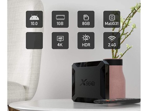 Odtwarzacz multimedialny smart tv box android hdmi pilot przystawka Odtwarzacz multimedialny smart tv box android hdmi pilot przystawka