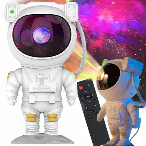 Projektor gwiazd astronauta lampka nocna rzutnik niebo laserowy led pilot Projektor gwiazd astronauta lampka nocna rzutnik niebo laserowy led pilot