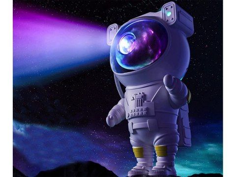 Projektor gwiazd astronauta lampka nocna rzutnik niebo laserowy led pilot Projektor gwiazd astronauta lampka nocna rzutnik niebo laserowy led pilot