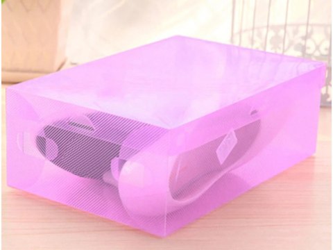 Pudełko pojemnik na buty organizer na obuwie wielokolor przezroczysty 10szt Pudełko pojemnik na buty organizer na obuwie wielokolor przezroczysty 10szt