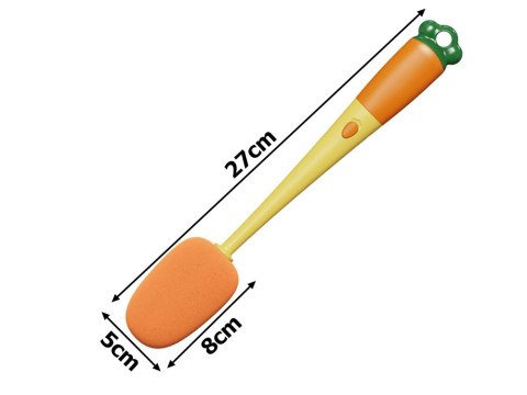 Szczotka gąbka do mycia butelek szklanek słoików myjka długa z gąbką Szczotka gąbka do mycia butelek szklanek słoików myjka długa z gąbką