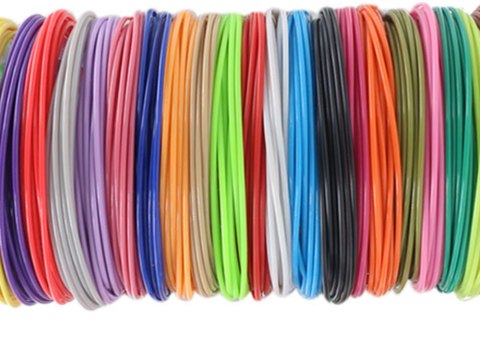 Wkłady do długopisu 3d pla filament 20 x 20 m 400 metrów kolory zestaw Wkłady do długopisu 3d pla filament 20 x 20 m 400 metrów kolory zestaw