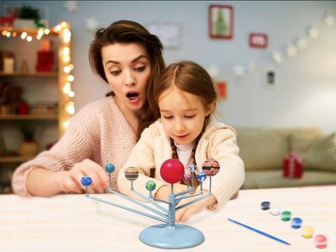 Zestaw kreatywny do malowania układ słoneczny model edukacyjny planety 3d Zestaw kreatywny do malowania układ słoneczny model edukacyjny planety 3d