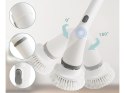 Elektryczna szczotka obrotowa do fug kafli mop z 6 końcówkami tornado