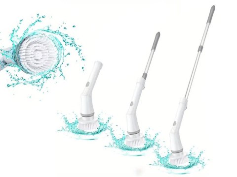 Elektryczna szczotka obrotowa do fug kafli mop z 6 końcówkami tornado Elektryczna szczotka obrotowa do fug kafli mop z 6 końcówkami tornado