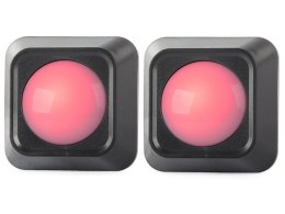 Lampka bezprzewodowa lampa nocna lampki rgb led pilot na baterie 2 sztuki