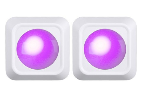 Lampka bezprzewodowa lampa nocna lampki rgb led pilot na baterie 2 sztuki Lampka bezprzewodowa lampa nocna lampki rgb led pilot na baterie 2 sztuki