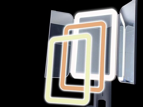 Lusterko kosmetyczne podświetlane led rozkładane lustro do makijażu premium Lusterko kosmetyczne podświetlane led rozkładane lustro do makijażu premium