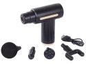 Pistolet do masażu masażer do pleców ciała mocny massage gun pro końcówki