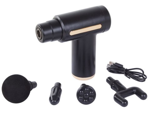 Pistolet do masażu masażer do pleców ciała mocny massage gun pro końcówki Pistolet do masażu masażer do pleców ciała mocny massage gun pro końcówki