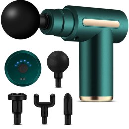 Pistolet do masażu masażer do pleców ciała mocny massage gun pro końcówki