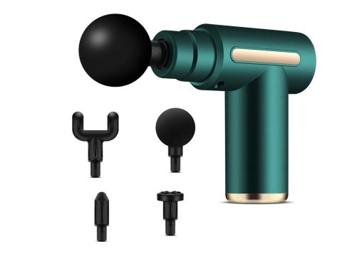 Pistolet do masażu masażer do pleców ciała mocny massage gun pro końcówki Pistolet do masażu masażer do pleców ciała mocny massage gun pro końcówki
