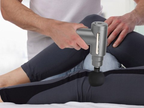 Pistolet do masażu masażer do pleców ciała mocny massage gun pro końcówki Pistolet do masażu masażer do pleców ciała mocny massage gun pro końcówki