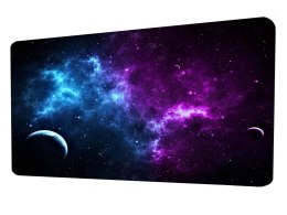 Podkładka pod mysz gamingowa na biurko xxl kosmos gwiazdy 80x30 gruba
