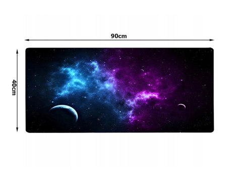 Podkładka pod mysz gamingowa na biurko xxl kosmos gwiazdy 90x40 gruba Podkładka pod mysz gamingowa na biurko xxl kosmos gwiazdy 90x40 gruba