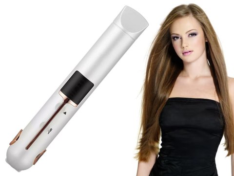 Prostownica do włosów ceramiczna lcd 2w1 regulacja temperatury power bank Prostownica do włosów ceramiczna lcd 2w1 regulacja temperatury power bank