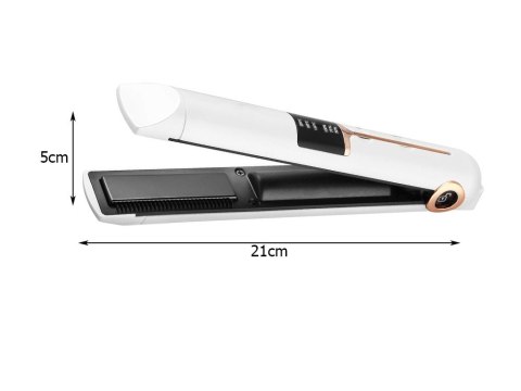 Prostownica do włosów ceramiczna lcd 2w1 regulacja temperatury power bank Prostownica do włosów ceramiczna lcd 2w1 regulacja temperatury power bank