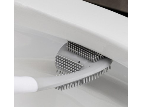 Silikonowa szczotka toaletowa do toalety wc haczyk do mycia higieniczna Silikonowa szczotka toaletowa do toalety wc haczyk do mycia higieniczna