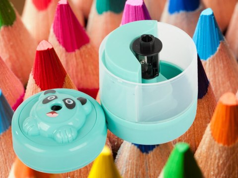 Temperówka elektryczna do kredek ołówków szkolna akumulatorowa usb Temperówka elektryczna do kredek ołówków szkolna akumulatorowa usb
