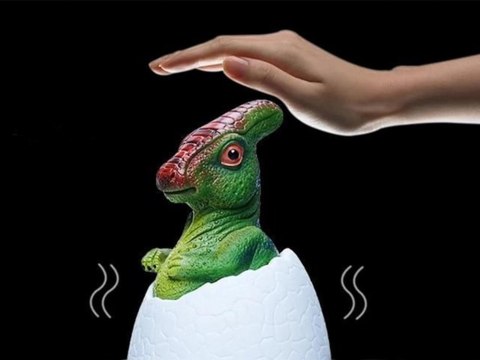 Lampka nocna dinozaur dino jajko rgb led jajo świecące dla dzieci Lampka nocna dinozaur dino jajko rgb led jajo świecące dla dzieci