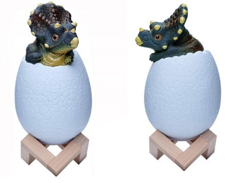 Lampka nocna dinozaur triceratops jajko rgb led jajo świecące dla dzieci Lampka nocna dinozaur triceratops jajko rgb led jajo świecące dla dzieci