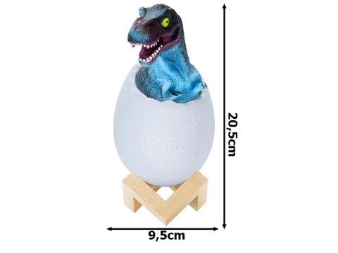 Lampka nocna dinozaur tyranosaur jajko rgb led jajo świecące dla dzieci Lampka nocna dinozaur tyranosaur jajko rgb led jajo świecące dla dzieci