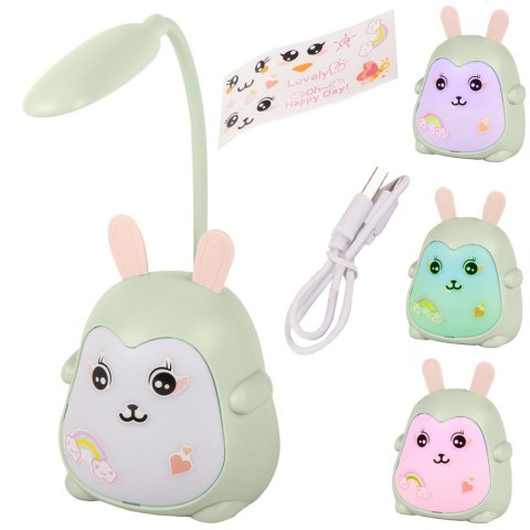 Lampka nocna dla dzieci biurkowa led rgb usb do nauki czytania 3 tryby Lampka nocna dla dzieci biurkowa led rgb usb do nauki czytania 3 tryby