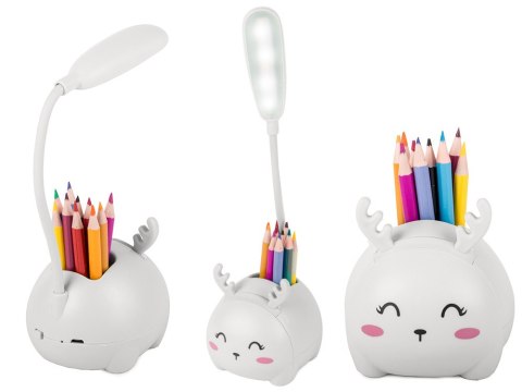 Lampka nocna dla dzieci led usb organizer stojak telefon do czytania nauki Lampka nocna dla dzieci led usb organizer stojak telefon do czytania nauki