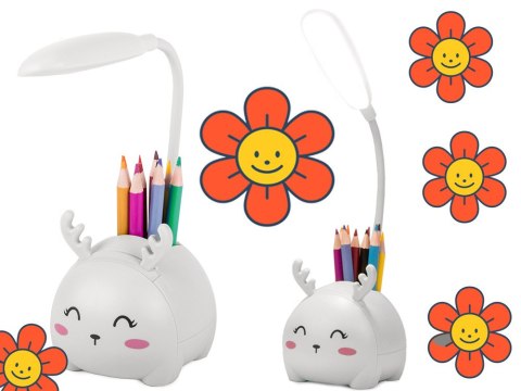 Lampka nocna dla dzieci led usb organizer stojak telefon do czytania nauki Lampka nocna dla dzieci led usb organizer stojak telefon do czytania nauki