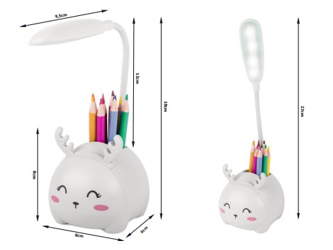 Lampka nocna dla dzieci led usb organizer stojak telefon do czytania nauki Lampka nocna dla dzieci led usb organizer stojak telefon do czytania nauki