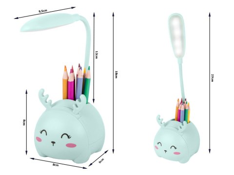 Lampka nocna dla dzieci led usb organizer stojak telefon do czytania nauki Lampka nocna dla dzieci led usb organizer stojak telefon do czytania nauki