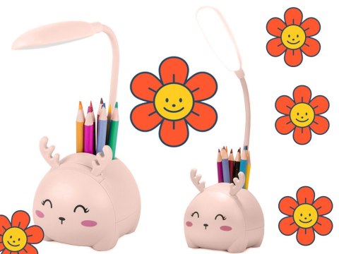 Lampka nocna dla dzieci led usb organizer stojak telefon do czytania nauki Lampka nocna dla dzieci led usb organizer stojak telefon do czytania nauki