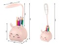 Lampka nocna dla dzieci led usb organizer stojak telefon do czytania nauki
